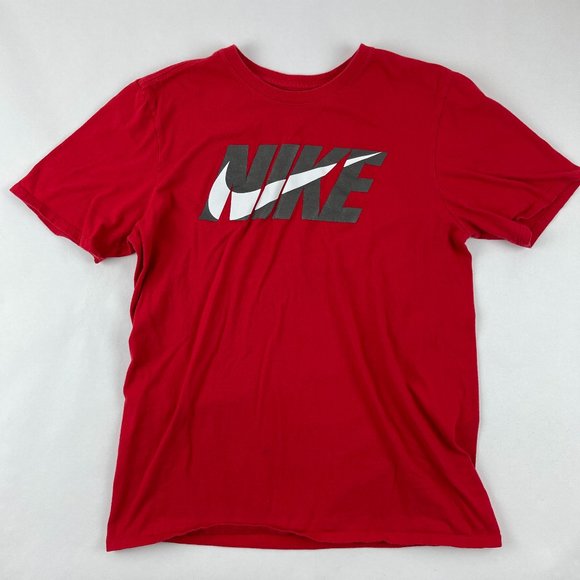 Nike Other - Nike Tshirt Boys Medium Red Swoosh Logo Short Sleeve